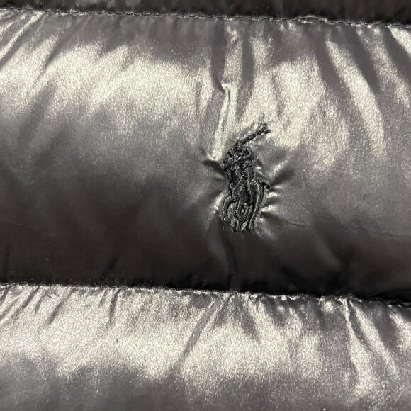 Polo Ralph Lauren Girls Down Puffer Jacket, Black, M 8-10 - Picture 7 of 11